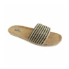 Chanclas Brasileras Tren Plant Pala Negro Mujer
