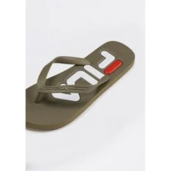 Chanclas Fila Troy Slipper Oliva Hombre -Zapato Tienda De Ventas chanclas fila troy slipper oliva hombre 3