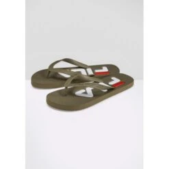 Chanclas Fila Troy Slipper Oliva Hombre -Zapato Tienda De Ventas chanclas fila troy slipper oliva hombre 5
