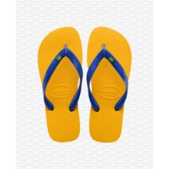 Chanclas Havaianas Brasil Amarillo Azul Unisex