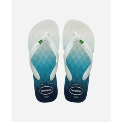 Chanclas Havaianas Brasil Fresh Blanco Azul Unisex