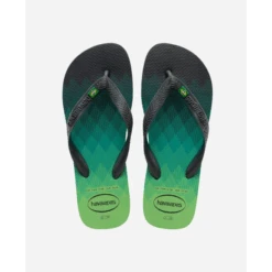 Chanclas Havaianas Brasil Fresh Verde Gris Unisex