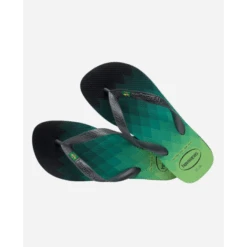 Chanclas Havaianas Brasil Fresh Verde Gris Unisex -Zapato Tienda De Ventas chanclas havaianas brasil fresh verde gris unisex 3