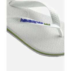 Chanclas Havaianas Brasil Logo Blanco Unisex -Zapato Tienda De Ventas chanclas havaianas brasil logo blanco unisex 4