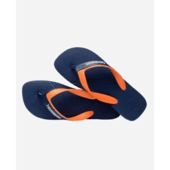 Chanclas Havaianas Casual 2.0 Azul Naranja Unisex -Zapato Tienda De Ventas chanclas havaianas casual 20 azul naranja unisex 3