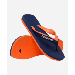Chanclas Havaianas Casual 2.0 Azul Naranja Unisex -Zapato Tienda De Ventas chanclas havaianas casual 20 azul naranja unisex 4