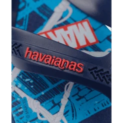 Chanclas Havaianas Max Marvel Spiderman Azul Niños -Zapato Tienda De Ventas chanclas havaianas max marvel spiderman azul ninos 4