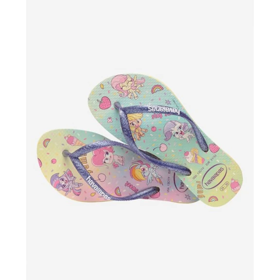 Chanclas Havaianas Slim My Little Pony Amarillo Niños 6 Chanclas Havaianas Slim My Little Pony Amarillo Niños - Imagen 4