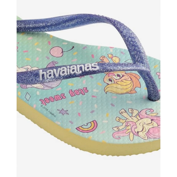 Chanclas Havaianas Slim My Little Pony Amarillo Niños 7 Chanclas Havaianas Slim My Little Pony Amarillo Niños - Imagen 5