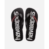 Chanclas Havaianas Top Logomania 2 Negro Rojo Unisex -Zapato Tienda De Ventas chanclas havaianas top logomania 2 negro rojo unisex