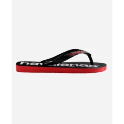 Chanclas Havaianas Top Logomania 2 Negro Rojo Unisex -Zapato Tienda De Ventas chanclas havaianas top logomania 2 negro rojo unisex 2