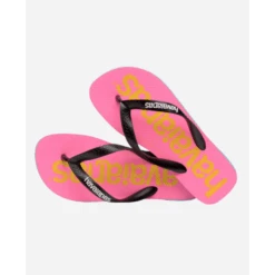 Chanclas Havaianas Top Logomania 2 Rosa Negro Azul Mujer -Zapato Tienda De Ventas chanclas havaianas top logomania 2 rosa negro azul mujer 3