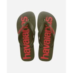 Chanclas Havaianas Top Logomania 2 Verde Rojo Unisex