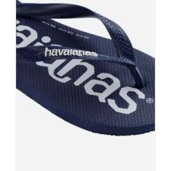 Chanclas Havaianas Top Logomania Azul Unisex -Zapato Tienda De Ventas chanclas havaianas top logomania azul unisex 4