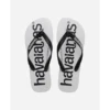 Chanclas Havaianas Top Logomania Blanco Negro Unisex -Zapato Tienda De Ventas chanclas havaianas top logomania blanco negro unisex