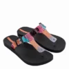 Chanclas Ipanema Urban Arte Conecta Negro Naranja Mujer -Zapato Tienda De Ventas chanclas ipanema urban arte conecta negro naranja mujer