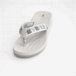 Chanclas Stefany Sen Comino Plata Mujer