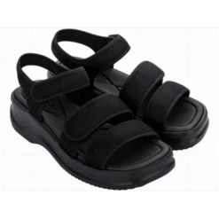 Sandalias Azaleia Tania Soft Therapy Papete Negro Mujer