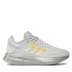 Zapatillas Adidas Duramo 10 Gris Amarillo Mujer