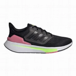 Zapatillas Adidas EQ21 Run Negro Gris Rosa Mujer