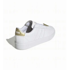 Zapatillas Adidas Grand Court 2.0 Blanco Dorado Mujer -Zapato Tienda De Ventas zapatillas adidas grand court 20 blanco dorado mujer 3