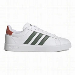 Zapatillas Adidas Grand Court 2.0 Blanco Verde Hombre