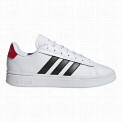 Zapatillas Adidas Grand Court Alpha Blanco Negro Rojo Hombre