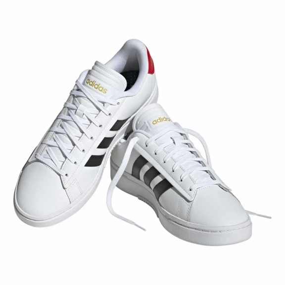 Zapatillas Adidas Grand Court Alpha Blanco Negro Rojo Hombre 6 Zapatillas Adidas Grand Court Alpha Blanco Negro Rojo Hombre - Imagen 4