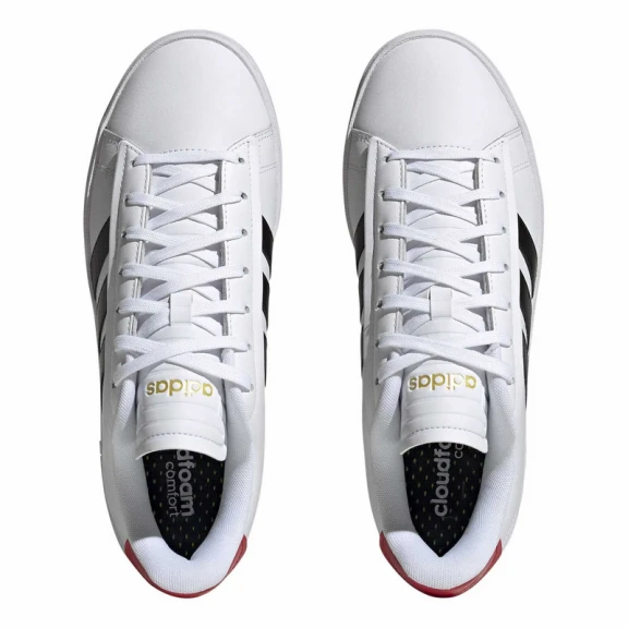 Zapatillas Adidas Grand Court Alpha Blanco Negro Rojo Hombre 7 Zapatillas Adidas Grand Court Alpha Blanco Negro Rojo Hombre - Imagen 5