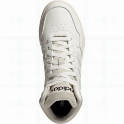 Zapatillas Adidas Hoops 3.0 Mid Blanco Mujer -Zapato Tienda De Ventas zapatillas adidas hoops 30 mid blanco mujer 4