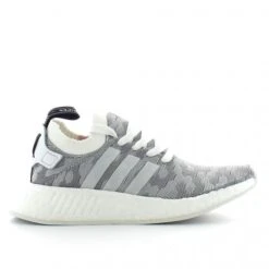 Zapatillas Adidas Nmd R2 Primeknit Gris Mujer