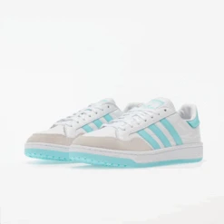 Zapatillas Adidas Team Court W Blanco Turquesa Mujer -Zapato Tienda De Ventas zapatillas adidas team court w blanco turquesa mujer 2