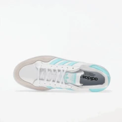 Zapatillas Adidas Team Court W Blanco Turquesa Mujer -Zapato Tienda De Ventas zapatillas adidas team court w blanco turquesa mujer 3