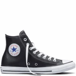 Zapatillas Converse Chuck Taylor Hi Piel Negro Unisex