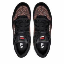 Zapatillas Fila Retroque A Negro Leopardo Mujer -Zapato Tienda De Ventas zapatillas fila retroque a negro leopardo mujer 3