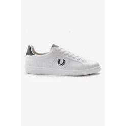 Zapatillas Fred Perry B721 Leather Blanco Azul Hombre