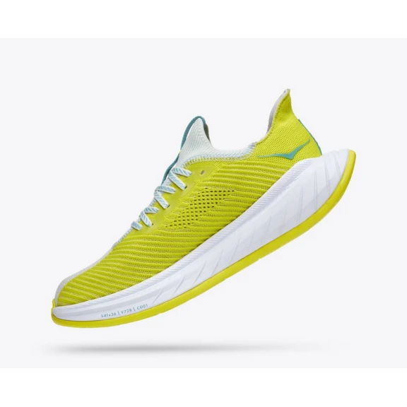 Zapatillas Hoka Carbon X 3 Verde Amarillo Hombre 4 Zapatillas Hoka Carbon X 3 Verde Amarillo Hombre - Imagen 2
