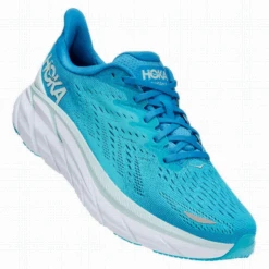 Zapatillas Hoka Clifton 8 Azul Claro Blanco Hombre -Zapato Tienda De Ventas zapatillas hoka clifton 8 azul claro blanco hombre 2