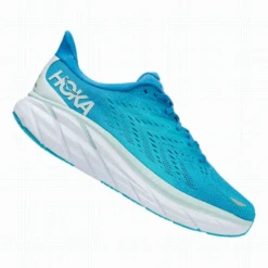 Zapatillas Hoka Clifton 8 Azul Claro Blanco Hombre