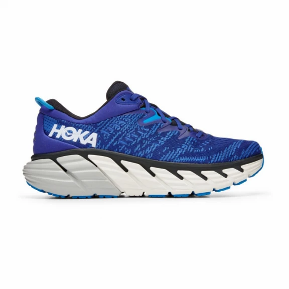 Zapatillas Hoka Gaviota 4 Azul Blanco Hombre 3 Zapatillas Hoka Gaviota 4 Azul Blanco Hombre