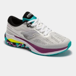Zapatillas Joma R.Hispalis 2202 Blanco Negro Morado Mujer -Zapato Tienda De Ventas zapatillas joma rhispalis 2202 blanco negro morado mujer 2