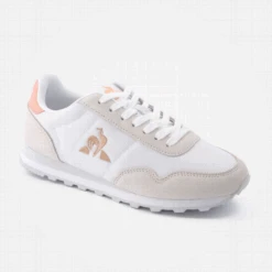 Zapatillas Le Coq Sportif Astra Blanco Dorado Rosa Mujer -Zapato Tienda De Ventas zapatillas le coq sportif astra blanco dorado rosa mujer 1