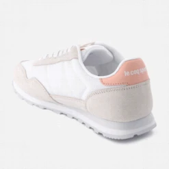 Zapatillas Le Coq Sportif Astra Blanco Dorado Rosa Mujer -Zapato Tienda De Ventas zapatillas le coq sportif astra blanco dorado rosa mujer 2