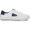 Zapatillas Lona Dunlop 35717 Blanco Marino Hombre -Zapato Tienda De Ventas zapatillas lona dunlop 35717 blanco marino hombre