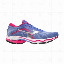 Zapatillas Mizuno Wave Ultima 13 Azul Plata Rosa Mujer