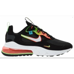 Zapatillas Nike Air Max 270 React Unisex Negra Blanca