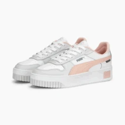 Zapatillas Puma Carina Street Blanco Rosa Mujer -Zapato Tienda De Ventas zapatillas puma carina street blanco rosa mujer 2