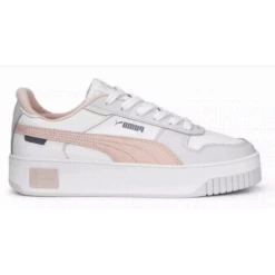 Zapatillas Puma Carina Street Blanco Rosa Mujer