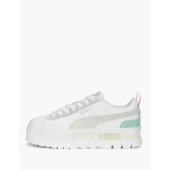Zapatillas Puma Mayze Mix Blanco Gris Verde Rosa Mujer -Zapato Tienda De Ventas zapatillas puma mayze mix blanco gris verde rosa mujer 1