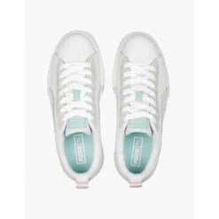 Zapatillas Puma Mayze Mix Blanco Gris Verde Rosa Mujer -Zapato Tienda De Ventas zapatillas puma mayze mix blanco gris verde rosa mujer 4